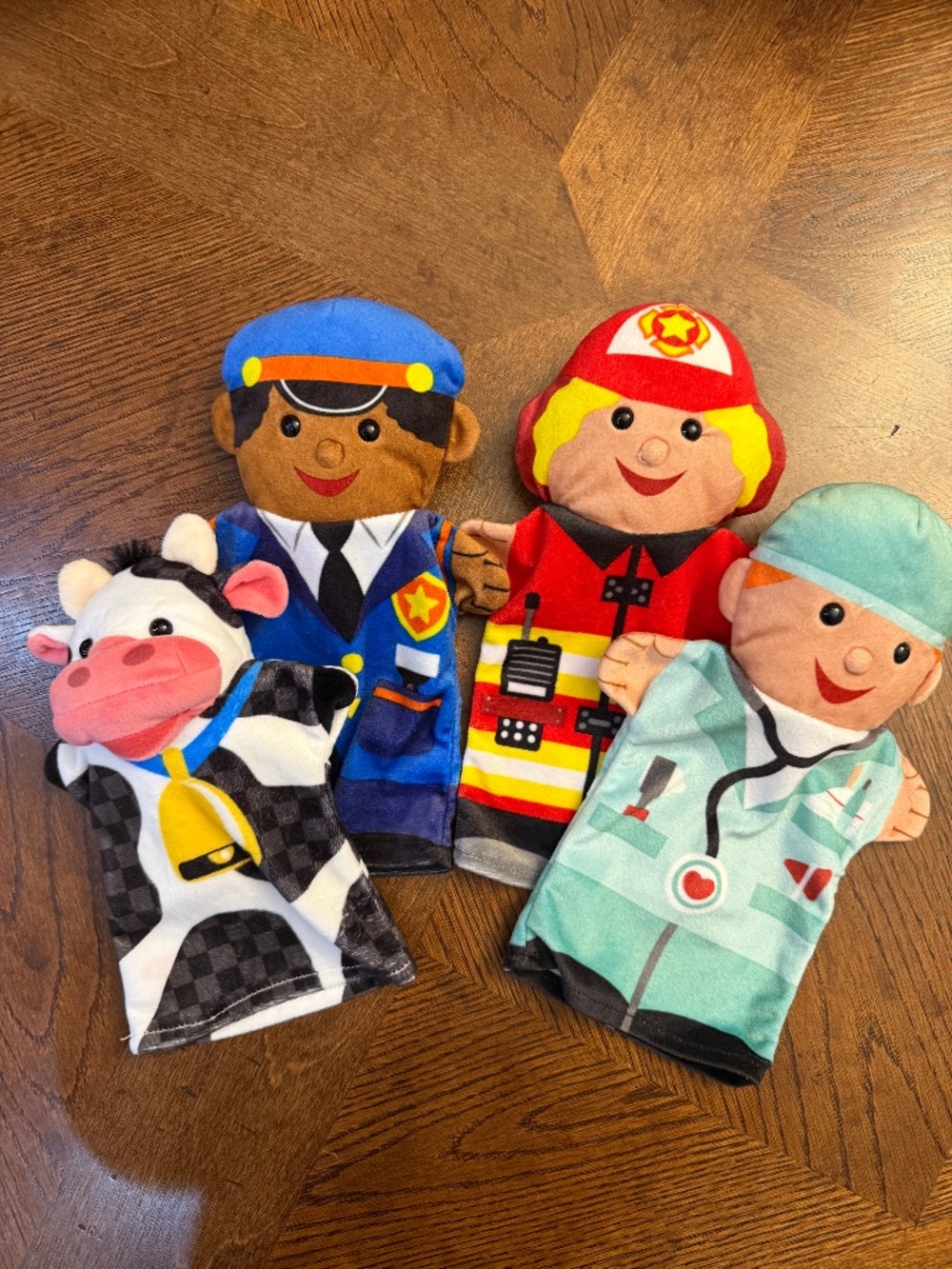 Melissa & Doug hand puppets, all four included